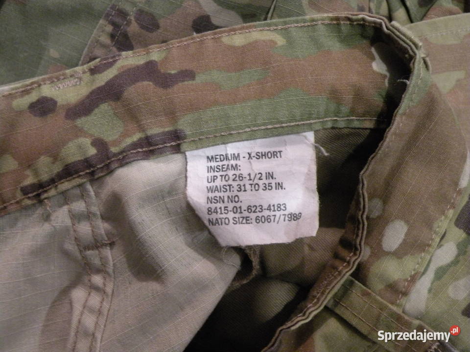 Spodnie ACU multicam ocp medium x short