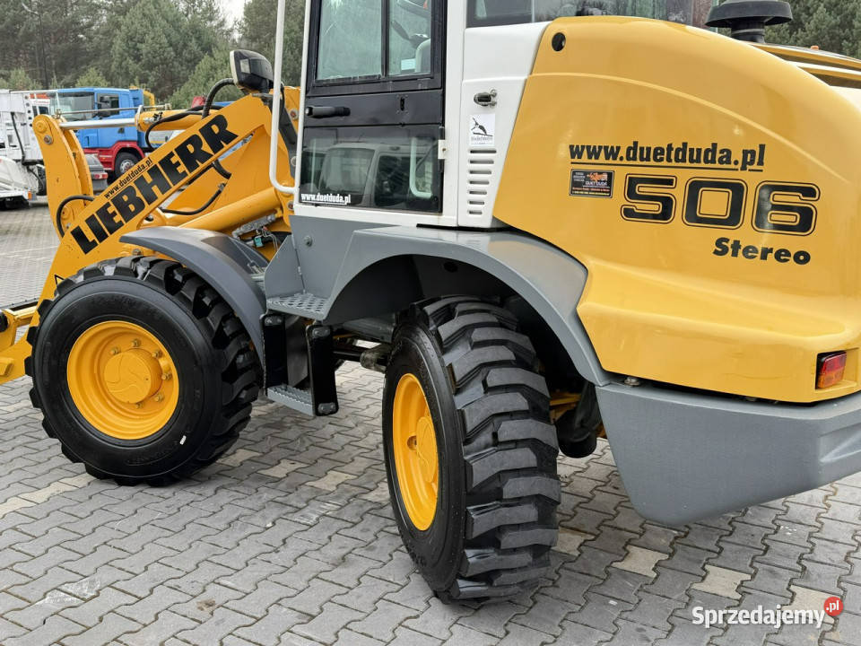 mała kołowa Liebherr L 506 STEREO Szybkozłącze Widełki