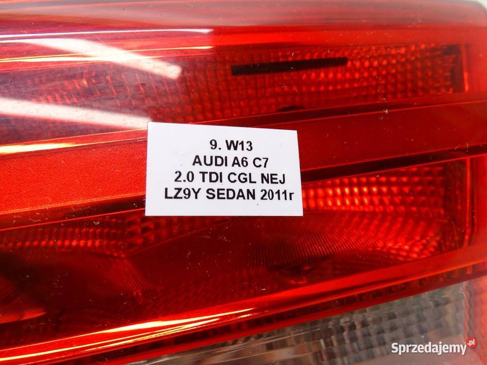 LAMPA PRAWA PRAWY TYŁ TYLNA AUDI A6 C7 4G SEDAN