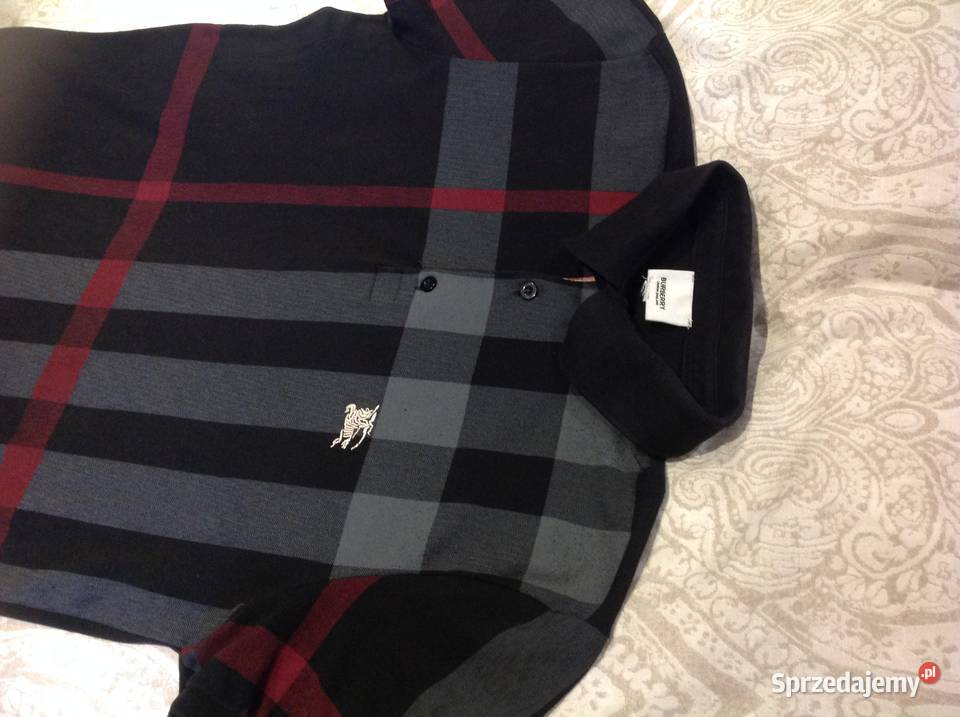 Koszula Koszulka Polo Męska BURBERRY SM Rozmiar S Nowa Sól