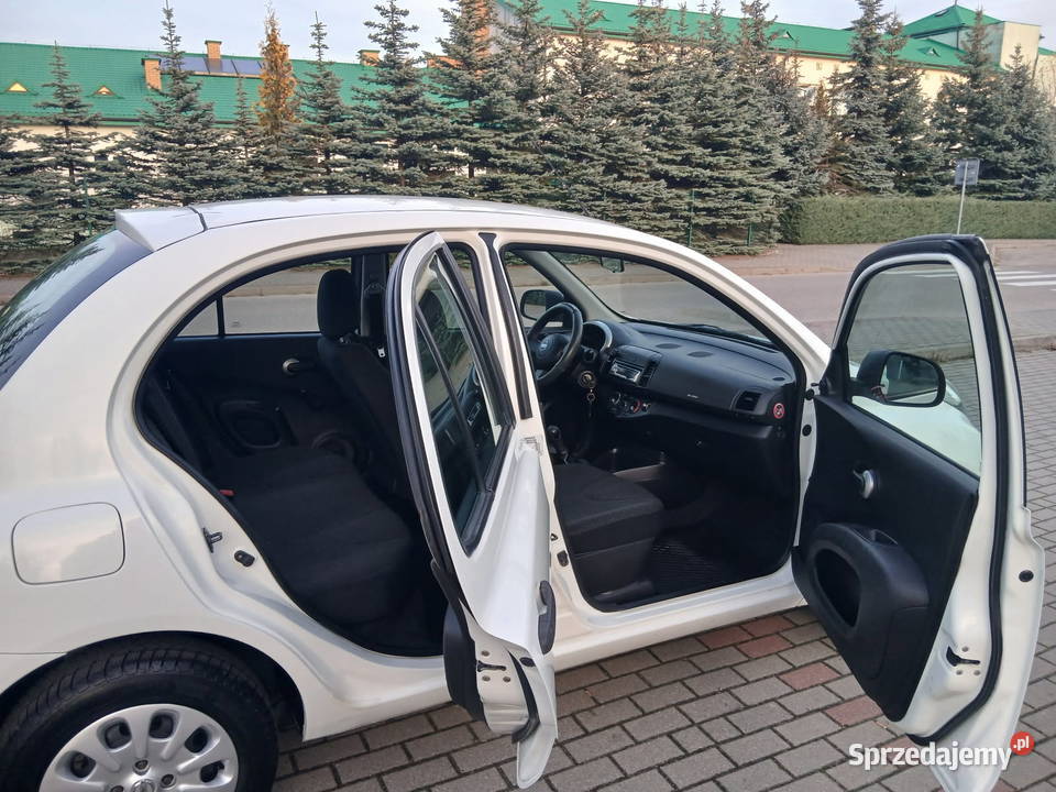 Nissan Micra 2009 biały 1KM Ciechanowiec