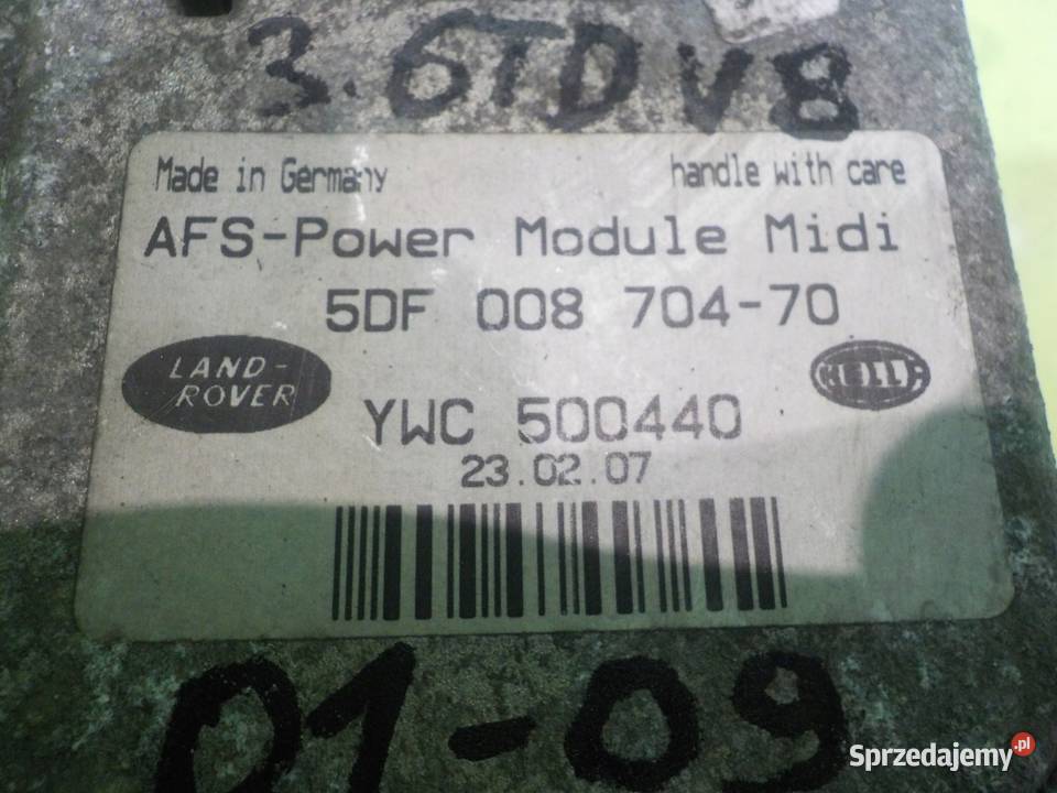 RANGE ROVER L322 36 TDV8 07r przetwornica XENON sprzedam