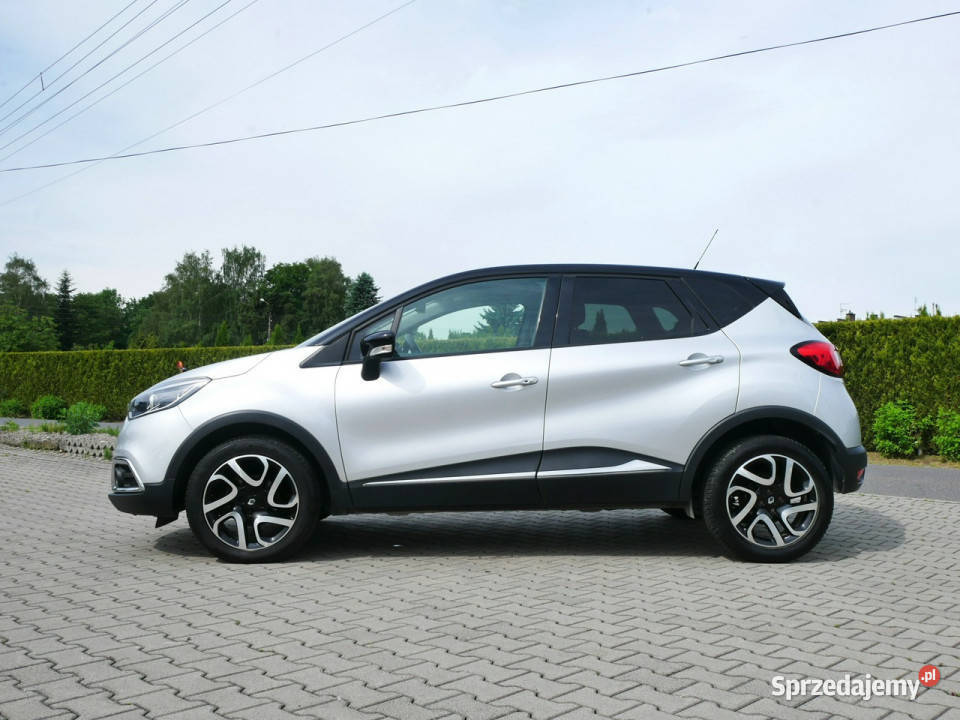 Renault Captur 09 TCe 90 Eu6 Navi Kamera Bogata srebrny śląskie Goczałkowice-Zdrój