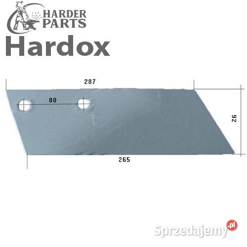 Dłuto 100hektarów HARDOX 85204L części do pługa nieuszkodzony sprzedam