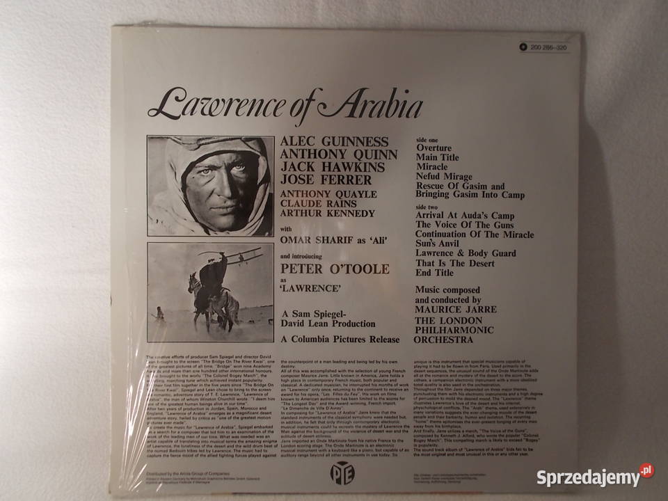 LP Lawrence of ArabiaMaurice Jarresoundtracknowy Poznań