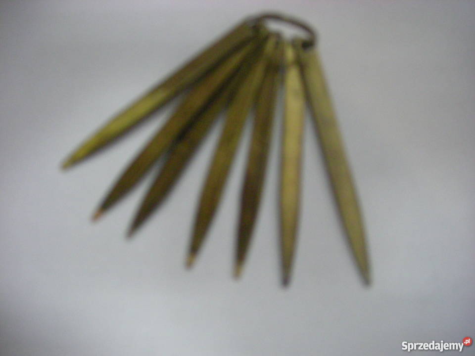 Iglice probiercze do badania złota 7 Ramion śląskie Katowice