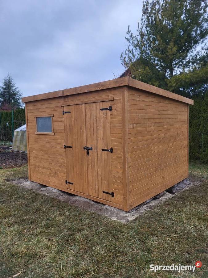 Domek ogrodowy nowoczesny 3x3 montaż Warszawa