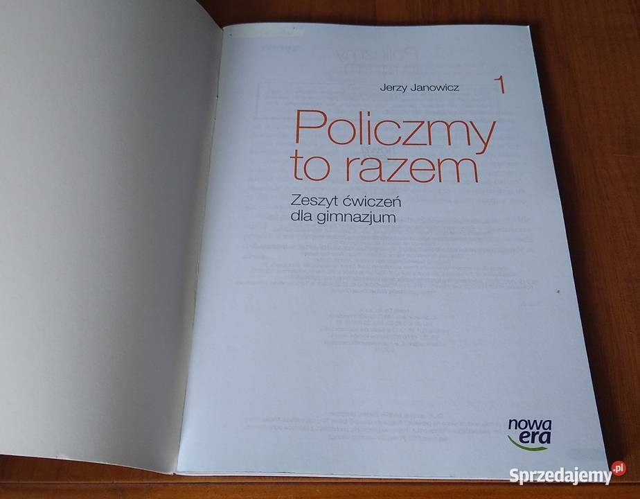 Policzmy to razem 1 zeszyt ćwiczeń gimnazjum Gdańsk sprzedam