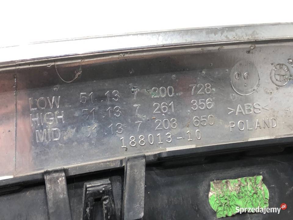 ATRAPA GRILL BMW F11 0917 7200728 Kombi KRATA