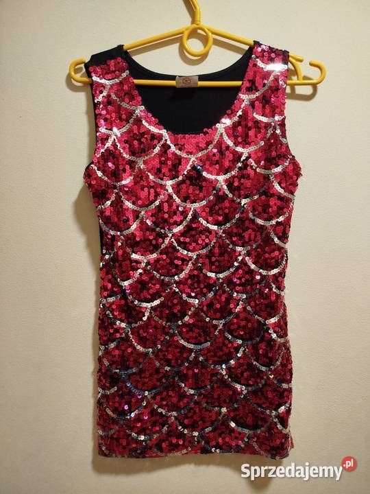 Cekinowa tunika rozmiar L