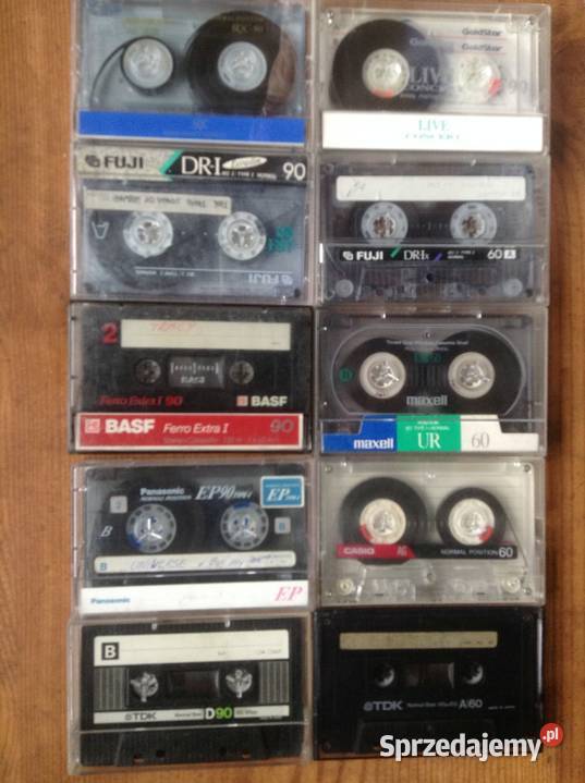Kasety magnetofonoweTDK BASF CASIO FUJI MAXELL i Elektronika sprzedam