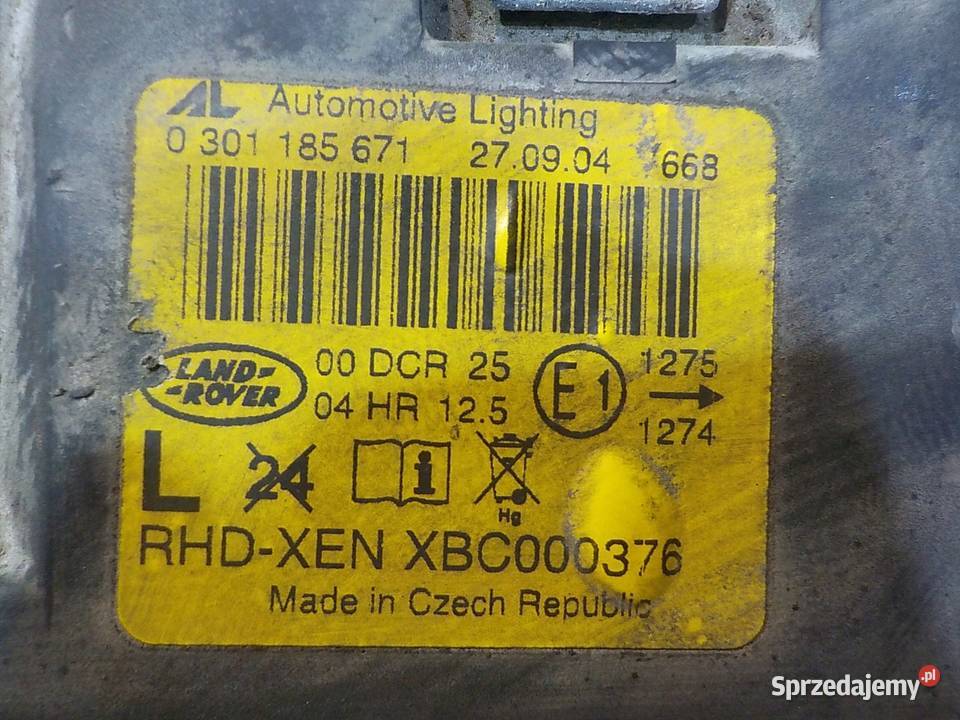 RANGE ROVER L322 44 V8 04r 5D XENON lampa lewa Suków sprzedam