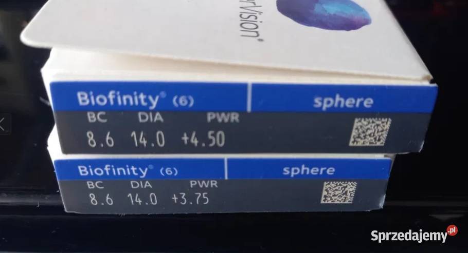 Soczewki kontaktowe Biofinity 375 45 8 Kraków