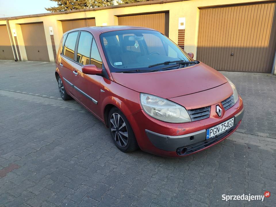 Renault Scenic 2004 20lpg tempomatklimatronik nieuszkodzony wielkopolskie Września sprzedam