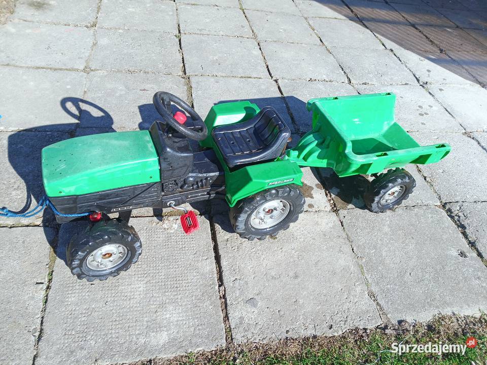 Używany traktorek z przyczepką dziecka Andrychów