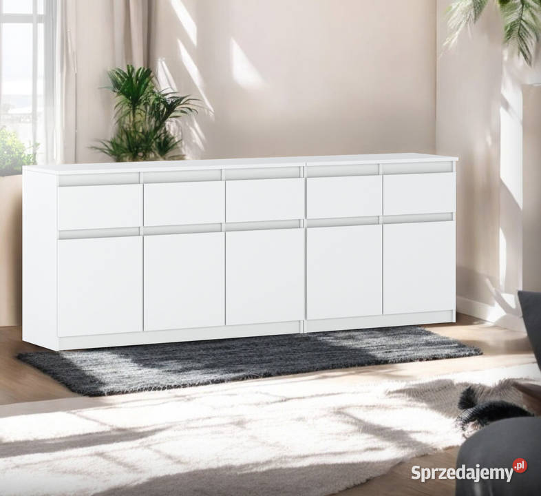 Komoda Do Salonu Nowoczesna Z 5 Szufladami 200 Elbląg