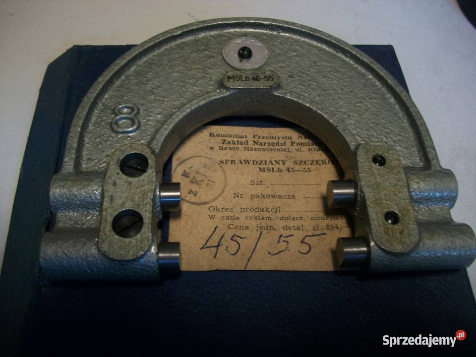 Sprawdzian szczękowy 4555 mm typ MSLb Olkusz