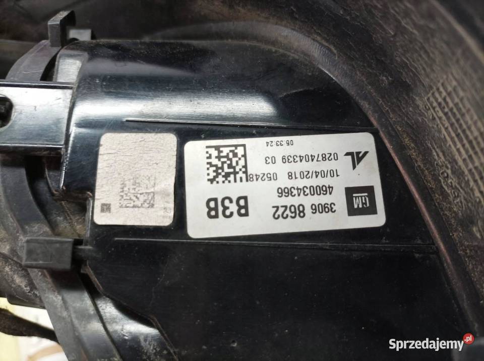 LAMPA TYŁ LEWA 5D EU 39068622 Opel Corsa V 2014 Rok produkcji 2018 Lampy tylne