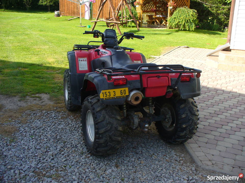Quad Honda Foreman Rubicon 500 4X4 nieuszkodzony podkarpackie Bukowiec