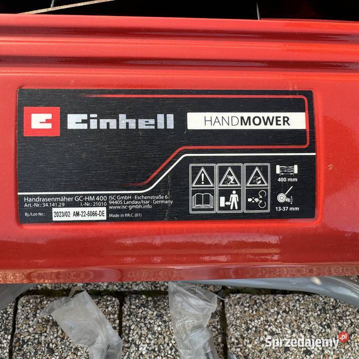Bębnowa kosiarka ręczna Einhell GCHM 300 2727 Lubin