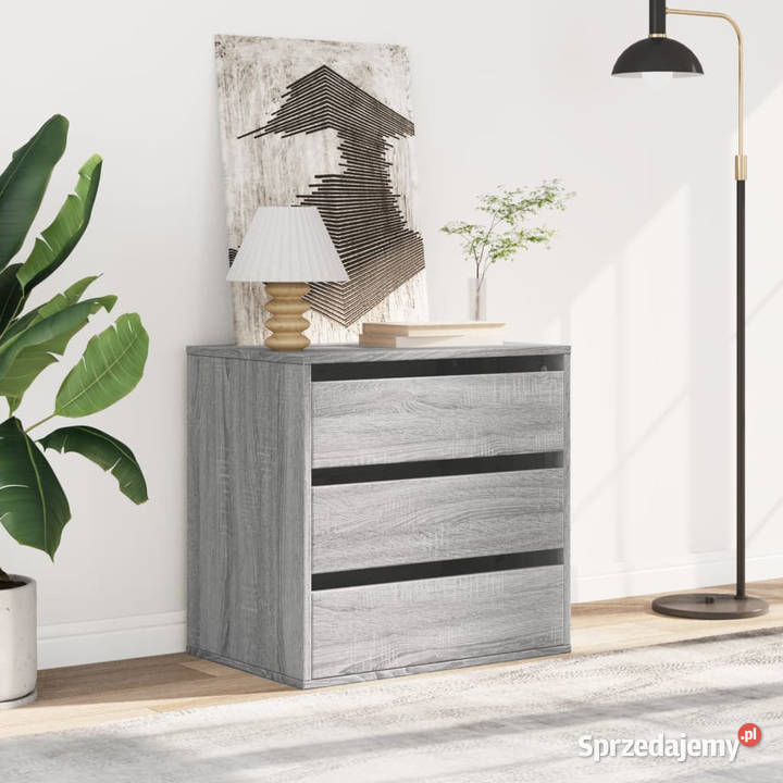 Komoda szary dąb sonoma 60x41x58 materiał Warszawa