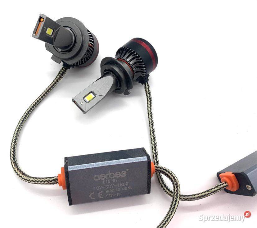 H7 D18 Żarówki 1224W 2x180W CANBUS ŻARÓWKA Pomiechówek