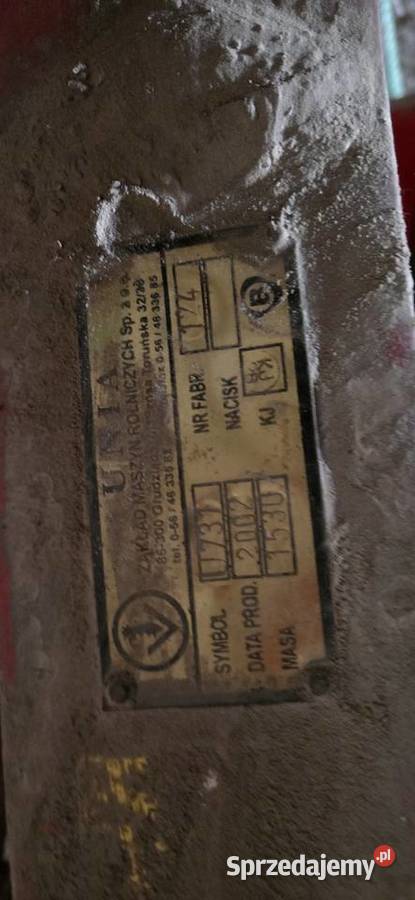 Agregat uprawowy UNIA KOMBI 56 nieuszkodzony Płońsk