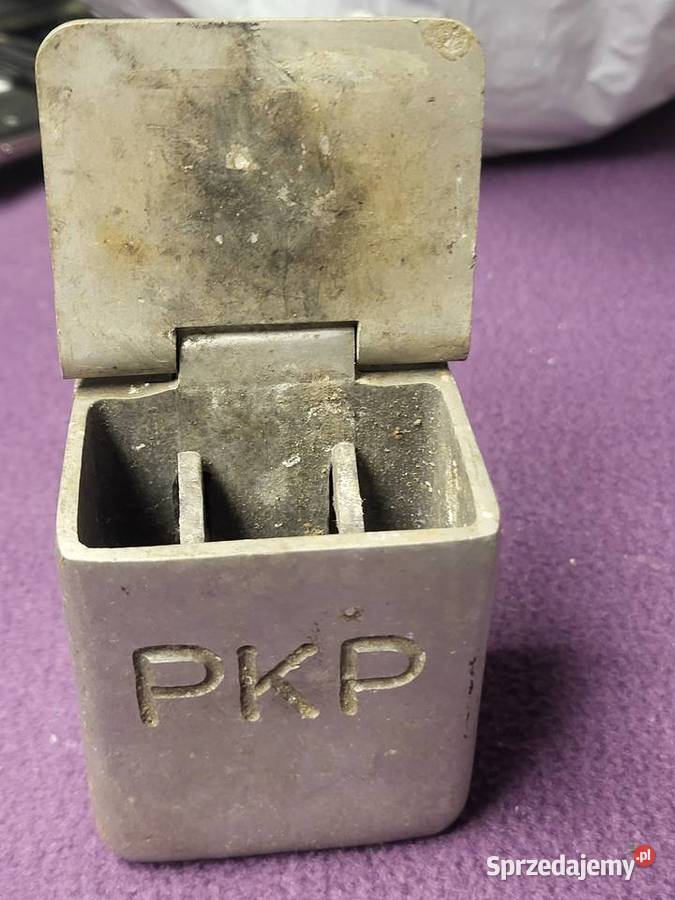 Unikat PRL Popielniczka PKP Oryginał Gliwice
