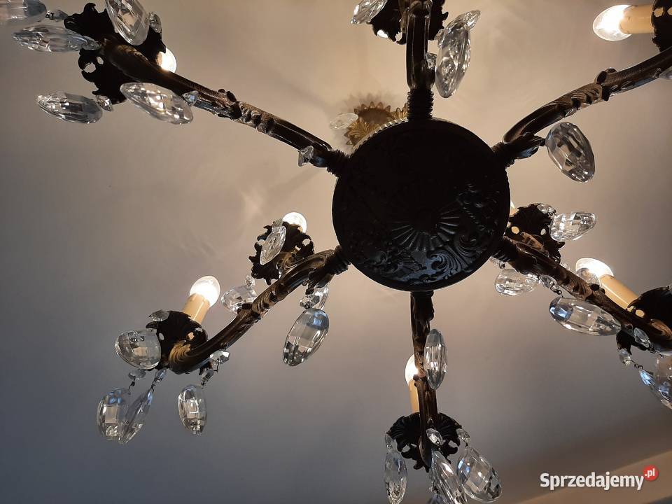 Żyrandol dwupoziomowy 6ramienny Gdańsk