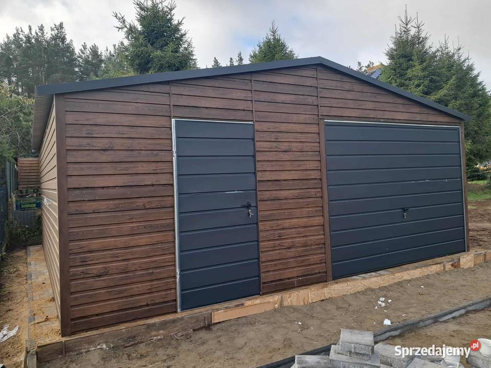 GARAŻ blaszany 6x6 Wzmocniony PROFILAMI Łódź