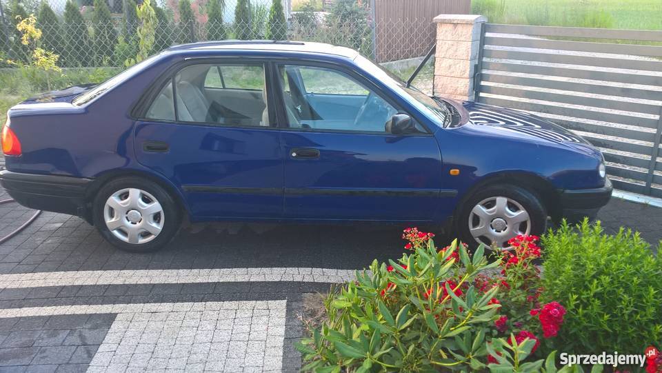 Toyota Corolla E11 13 benzyna 1998 sedan 86KM mazowieckie Piaseczno