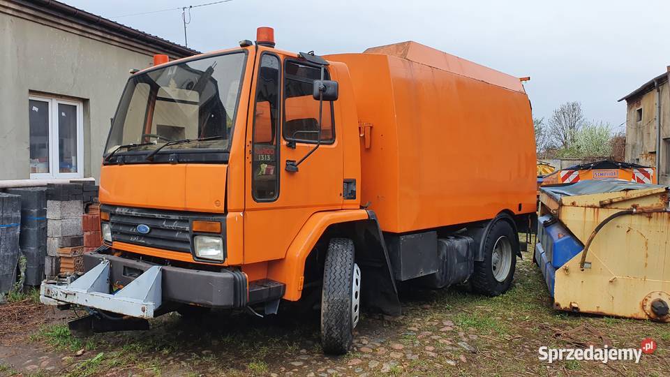 Ford Cargo 1313 zamiatarka uliczna łódzkie Złoczew