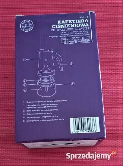 KAWIARKA CIŚNIENIOWA Zaparzacz do Kawy 300ml