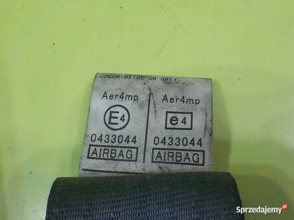 TOYOTA PRIUS II 15 VVTI 04r HB 5D pas Pasy bezpieczeństwa mazowieckie