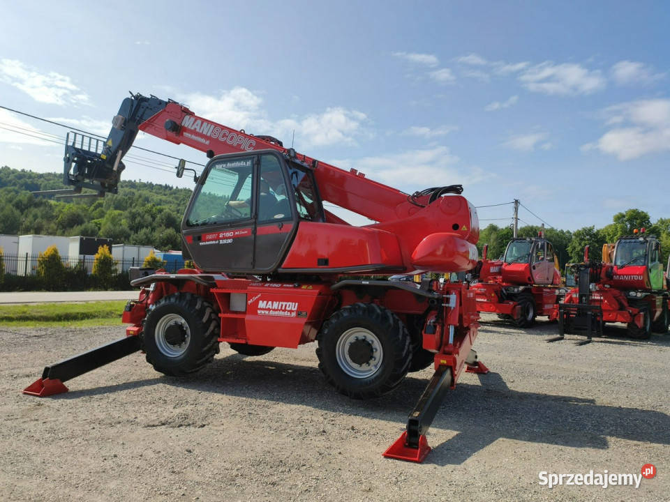 pozostałe Manitou MRT 2150 ROTO Ładowarka Koparko ładowarki Widełki