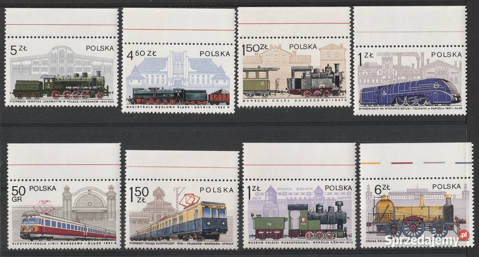 POLSKA HISTORIA KOLEJNICTWA 1978 CZYSTE łódzkie Łódź