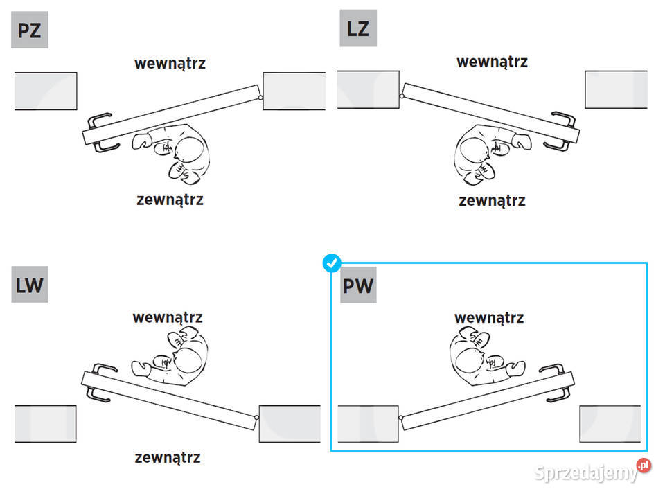 Drzwi zewnętrzne alu CREO Wiśniowski brązowe Straszyn