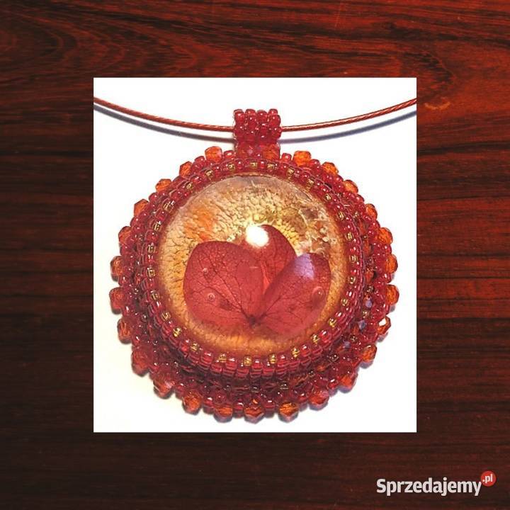 WISIOREK Z ŻYWICĄ pomarańczowoczerwony W