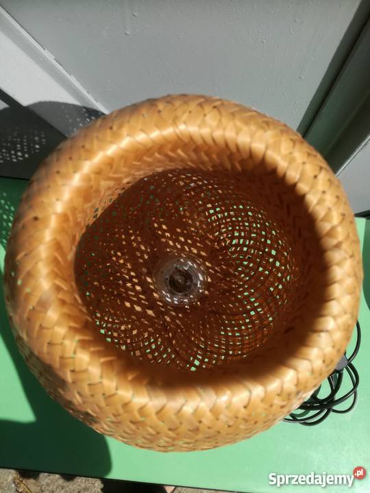 ŚLICZNA lampa wiklinowa Stargard