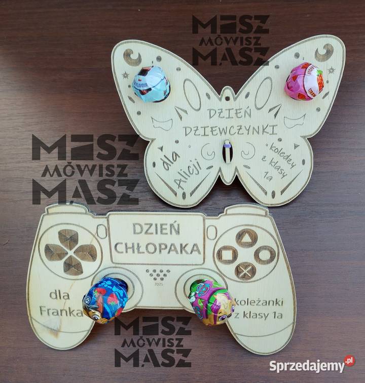 Game pad z lizakami na dzień chłopaka plus