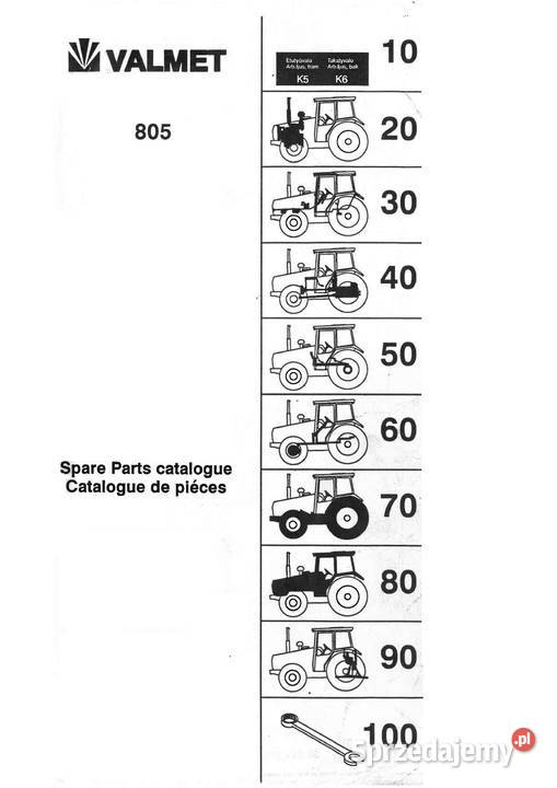 Valtra T 180 Instrukcja katalog napraw obsługi Szamotuły