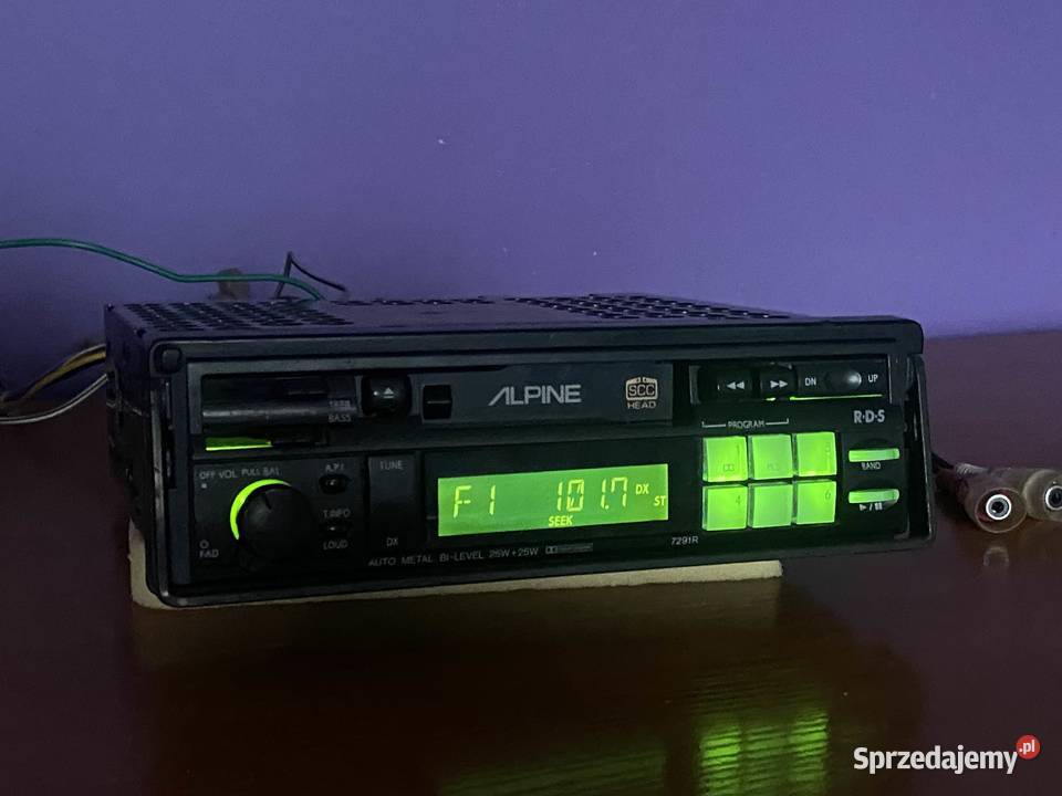 Alpine 7291R Vintage Klasyk 1991R Kaseta Super RDS wielkopolskie Kępno