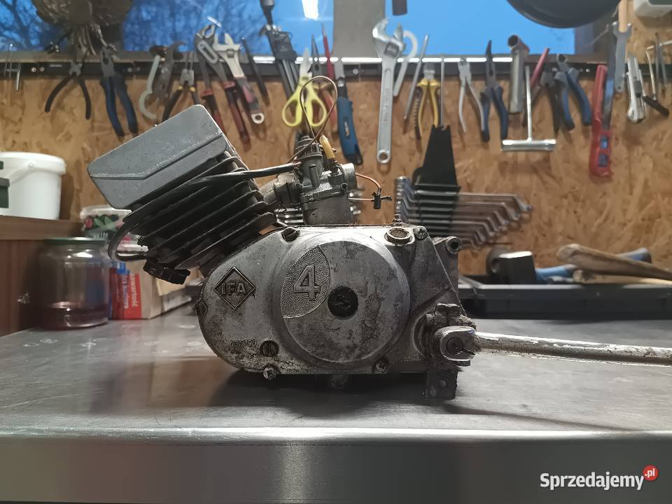 Kompletny silnik Simson S51 SR 50 z zapłonem i Silniki Zduńska Wola