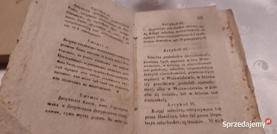 Prawo o Szlachectwie w Królestwie Polskiem Dz Antykwariat Iwno