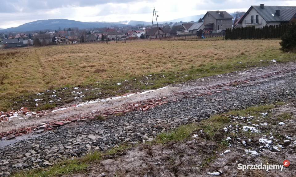 Sprzedam działkę budowlaną w PolancekMyślenic Sprzedaż Polanka