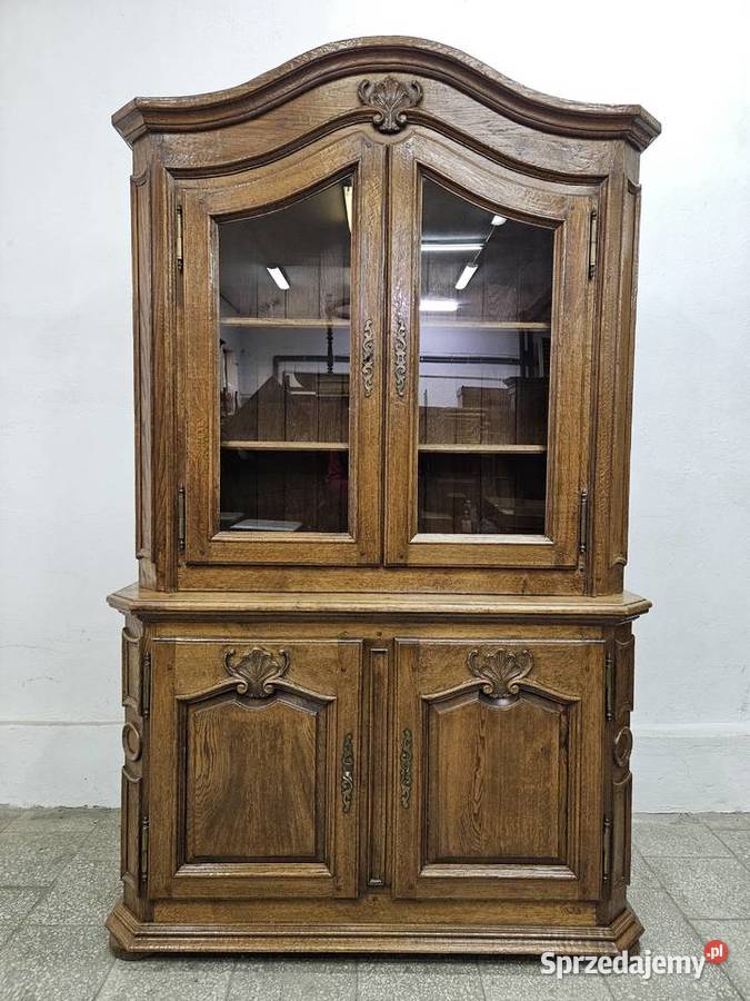 Stylowy dębowy kredens biblioteczka Francja Nowy Sącz