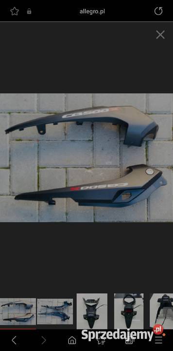 Honda CB 500 X owiewka bok PC46 zadupek wielkopolskie Lwówek sprzedam