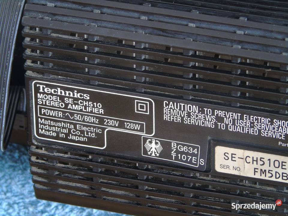 Amplituner Technics SE CH510 STCH510 sprawny Jasło