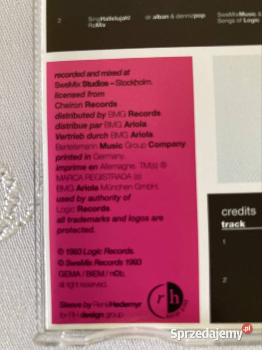 Płyta CD 1 Dr Alban Sing Hallelujah Remix CD