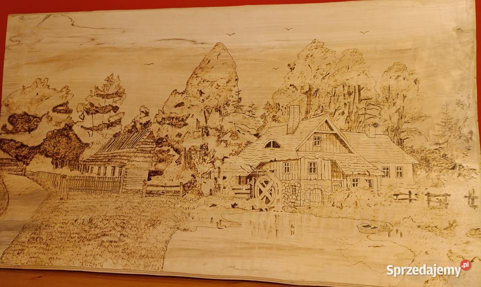 Obraz na drzewie Stary Młyn Błażowa